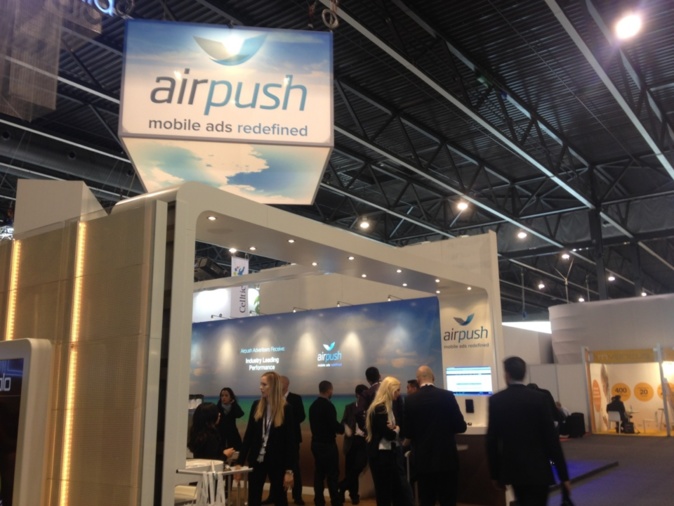 The AirPush impressive booth The AirPush impressive booth