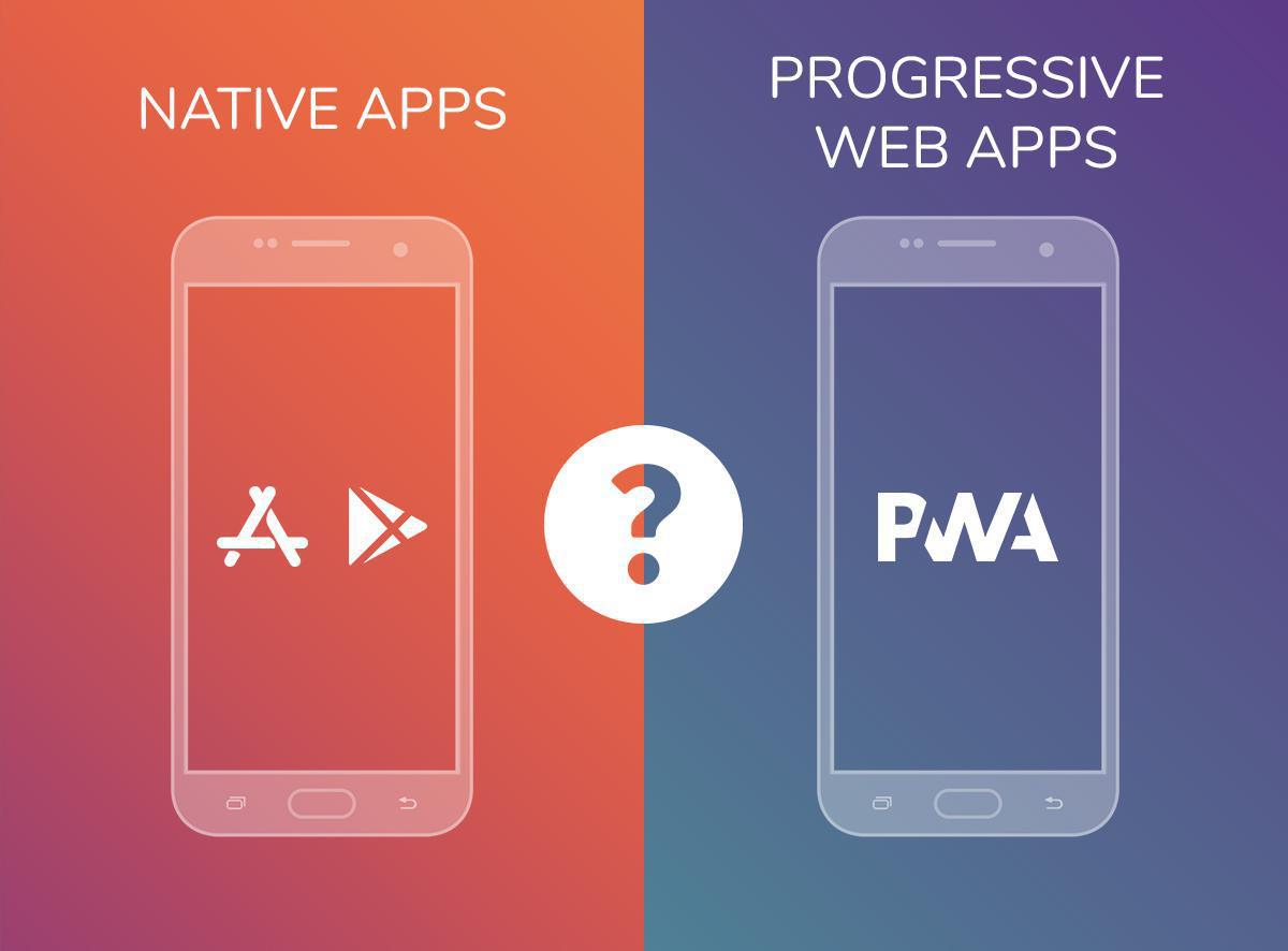 Choose a native app or a PWA